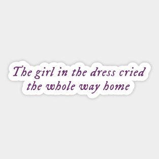 Dear John lyrics Sticker